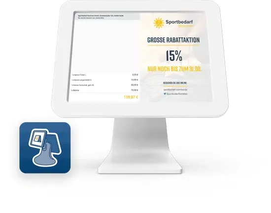JTL-POS Kundenbildschirm (Customer Display)