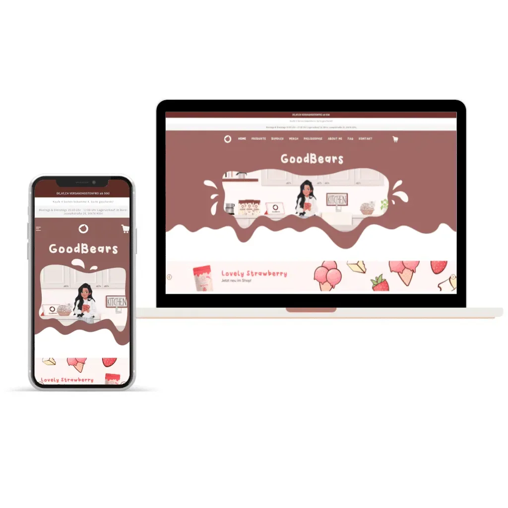 Shopify Agentur Referenz Goodbears