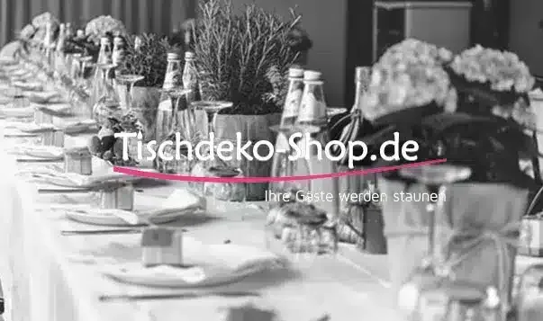 Tisch-Deko Shop Mockup