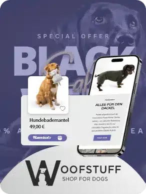 Shopify Partner Referenz Woofstuff