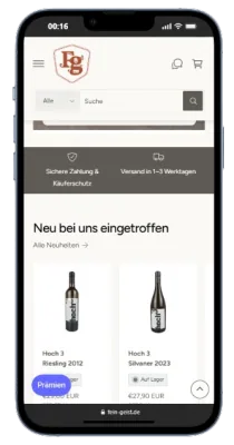 eCommerce Agentur Referenz Feingeist