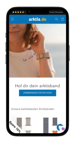 Shopify Agentur Arktis Referenz