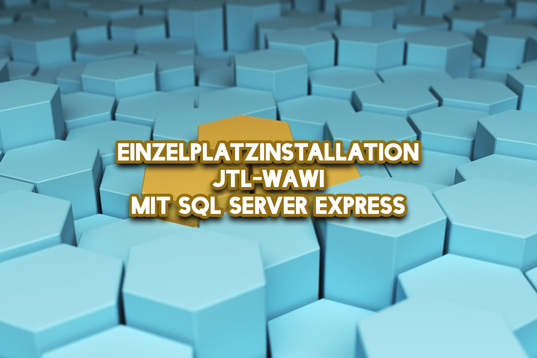 Instalação de utilizador único JTL-Wawi com o SQL Server Express
