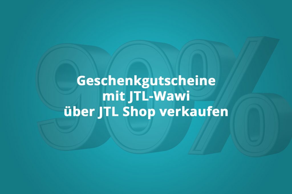 Venda vales de oferta com a JTL-Wawi através da JTL Shop