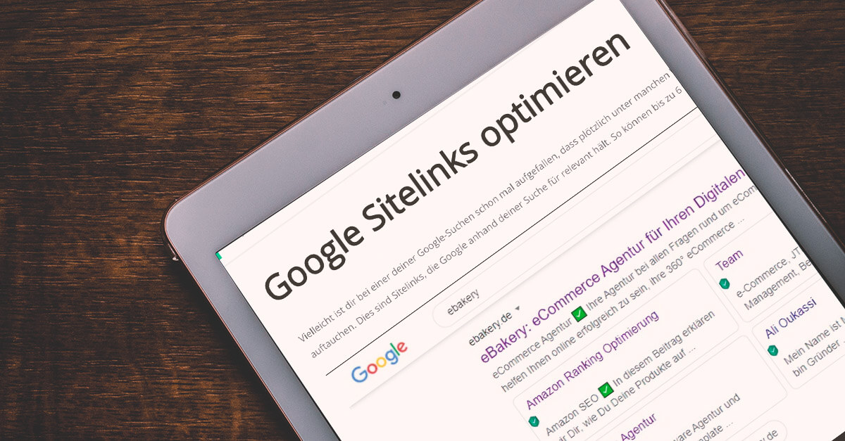 Optimize Google Sitelinks