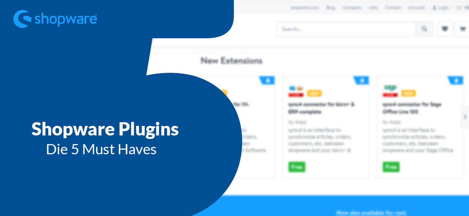 Shopware Plugins – The 5 Must Haves