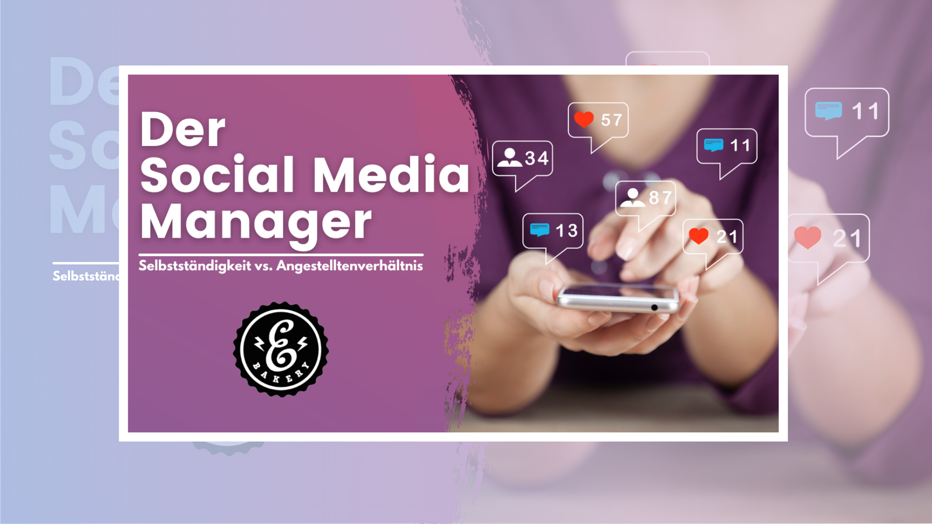 Social Media Manager – Self-employment vs. employed