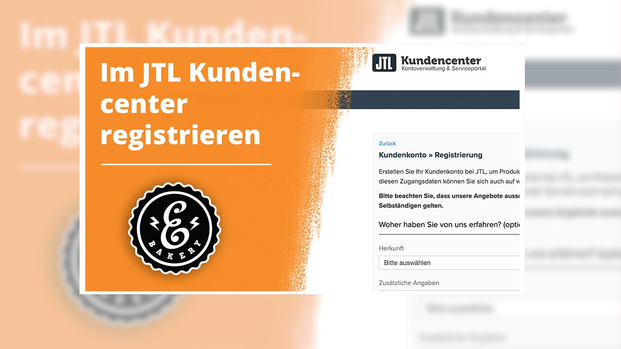 JTL Customer Center – How to register for JTL software