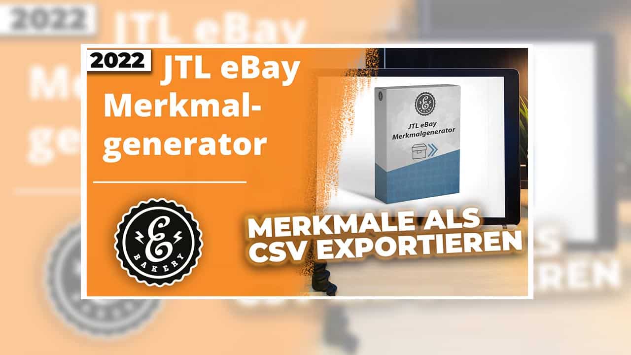 Gerador de características JTL eBay – Exportar dados de características