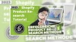 Shopify Product Research 2023