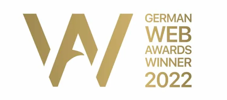 German Web Award Zertifikat