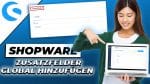 Shopware 6 Zusatzfelder GLOBAL hinzufügen