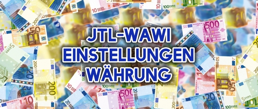JTL-Wawi settings currency