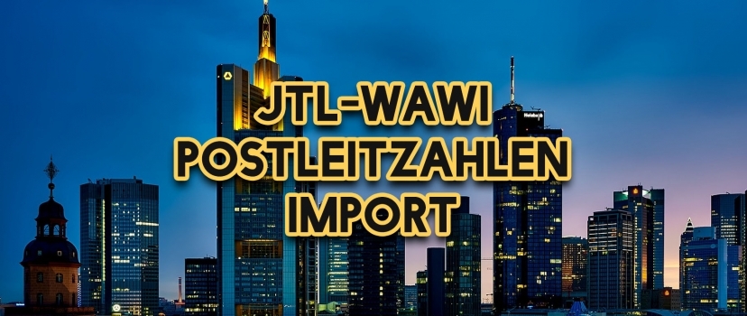 JTL-Wawi postal codes import