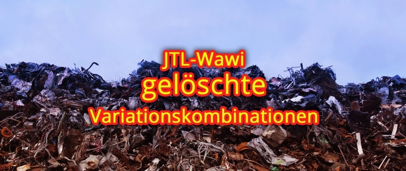 JTL-Wawi – combinações de variações eliminadas