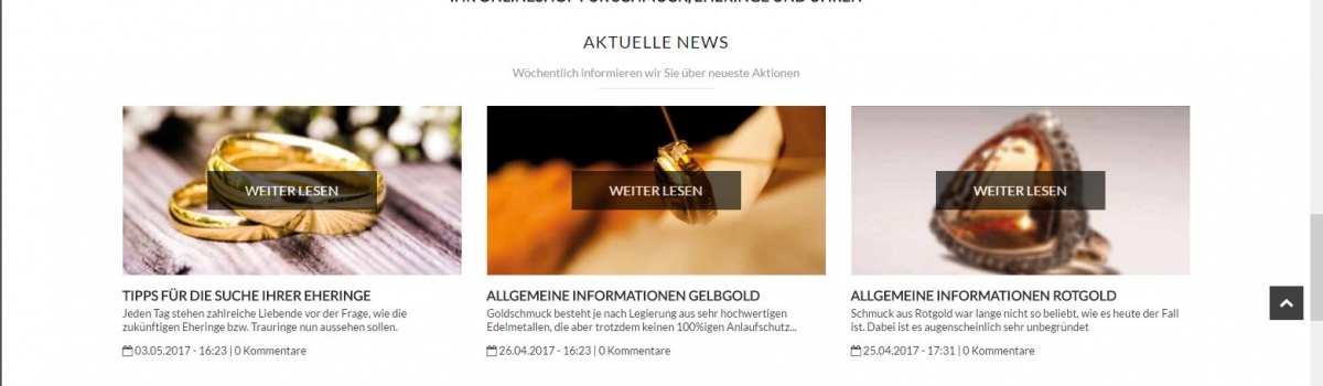 Juwelier Goldhaus - Infoboxen