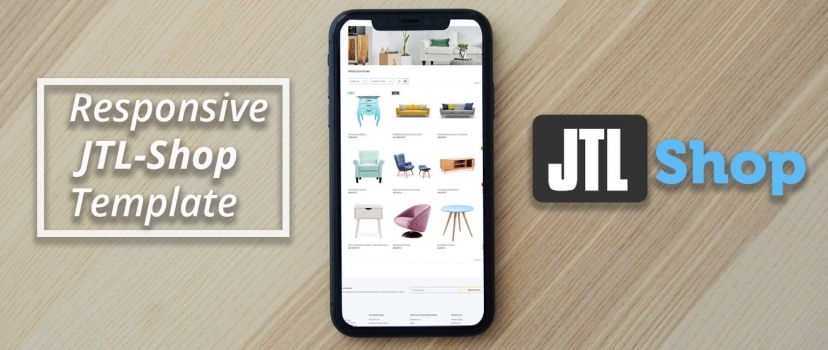 Modelo de loja JTL responsivo – E-Commerce amigo do telemóvel