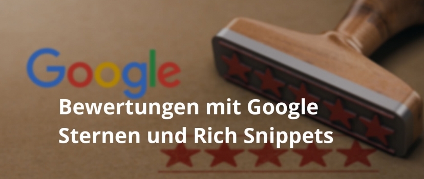 Reviews with Google stars and rich snippets