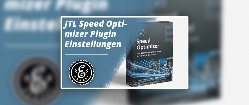 JTL Speed Optimizer Plugin Settings