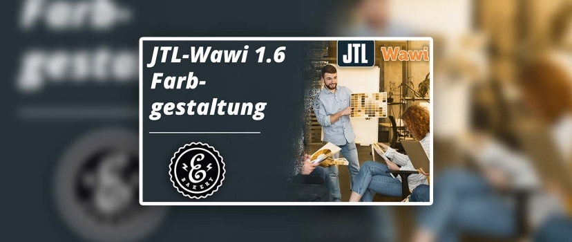 JTL-Wawi 1.6 Esquema de cores para a disposição dos quadros