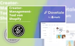 Shopify Dovetale – Influencer Marketing Tool für Onlinehändler