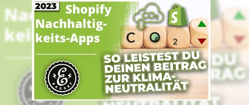 Shopify sustainability apps – optimize store climate neutral