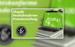 Shopify Rechtskonforme Preisdarstellung