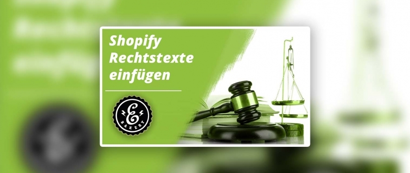 Shopify legal text insertion – Where do you get legal text?