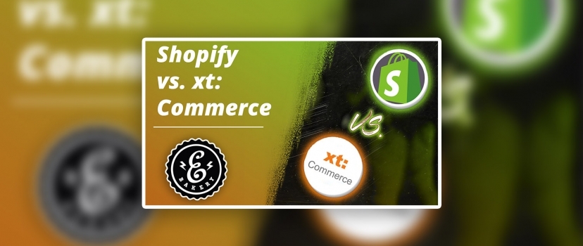 Shopify vs. xt:Commerce – sistemas de loja em comparação