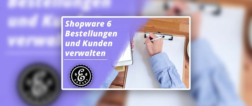 Shopware 6 Manage orders and customers