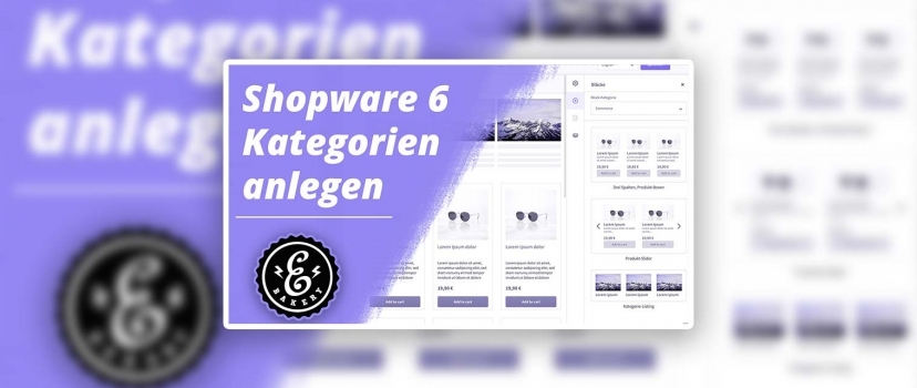 Shopware 6 Create categories