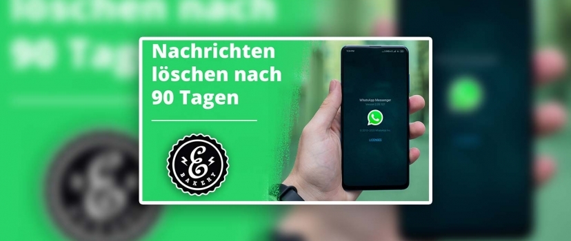 Eliminar mensagens do WhatsApp após 90 dias – Nova funcionalidade