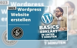 WordPress Website erstellen 2023 – Die Basics