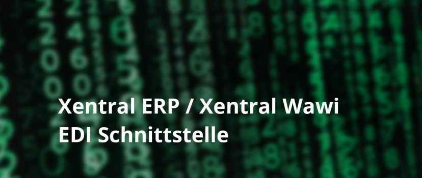 Xentral ERP/ Xentral Wawi Interface EDI para, por exemplo, Amazon Vendor